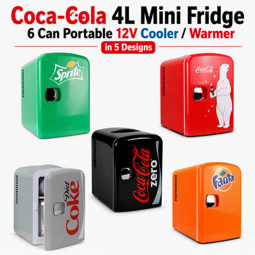 Coca cola mini fridge - coca-cola, 4l