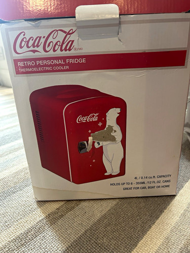Coca cola retro portable - coca-cola,